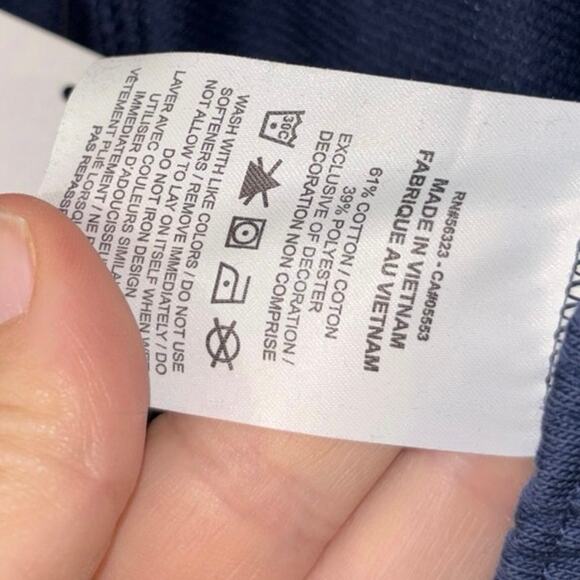 Nike Dri-Fit men’s basketball elastic hem navy blue sweatpants NWT (large) - Picture 10 of 11